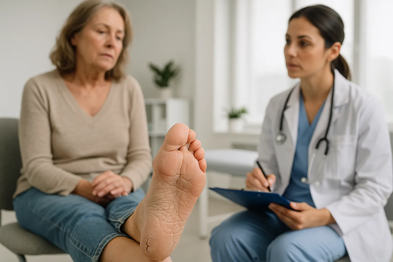Grietas en los talones: causas, prevención y cuándo consultar
